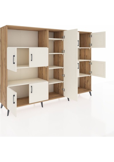 Hyperion Dolap 10 Raflı 9 Kapaklı 220x44x163 Çam-aytaşı Çam-aytaşı Hyperion Dolap 10 Raflı 9 Kapaklı 220x44x163 Çam-aytaşı Çam-aytaşı