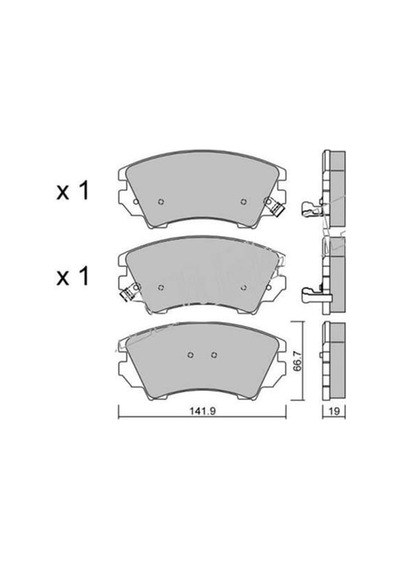 BOSCH 986494275 Fren Balatası Ön Astra J 09- Insignia 08- Zafira C 11- Cascada 13- / Malıbu 12- / 9-5 10-12