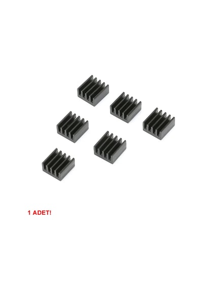 8.8mm X 8.8cm X 5mm Alüminyum Metal Soğutucu Blok Radyatör Amfi Led Entegre Transistor Vga Ram Memo