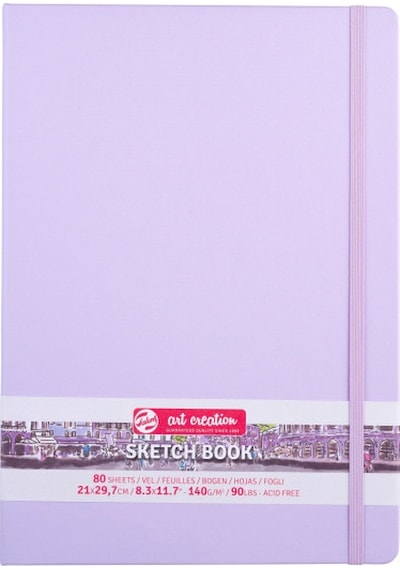 Talens Art Creation Eskiz Defteri 140Gr A4 80 Yp. - Pastel Violet