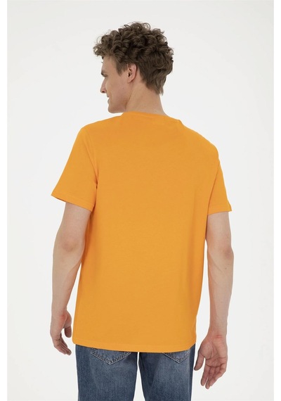 U.s. Polo Assn. Erkek Regular Fit Tişört 50279620-vr051-turuncu U.s. Polo Assn. Erkek Regular Fit Tişört 50279620-vr051-turuncu
