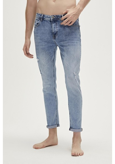 Bad Bear 22.01.70.005-23y Palermo Erkek Jean Pantolon 22.01.70.005-R7714 Mavi