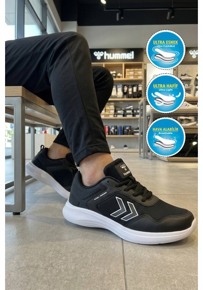 Hummel Siyah Fileli Hafif Esnek Unisex Spor Ayakkabı 900901 Hml Ultra Perform Actıon