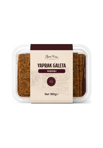 Haşhaşlı Yaprak Galeta 180 Gr - 901080241