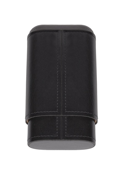 Zippo Signature Solid Deri Puro Kılıfı Seyahat Humidoru - Siyah