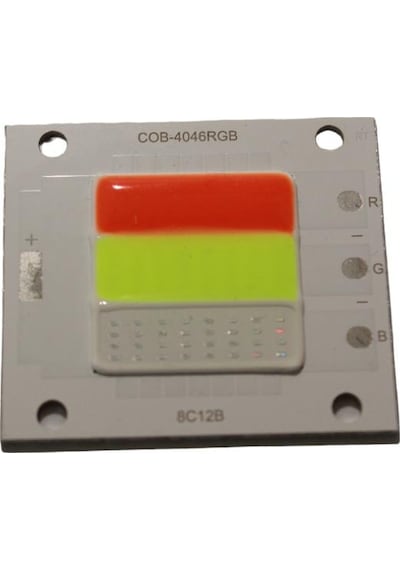 DC24-30V 600-700mA 50W RGB Projektör Çipi DC24-30 Volt 50 Watt Cob Led Projektör Ledi