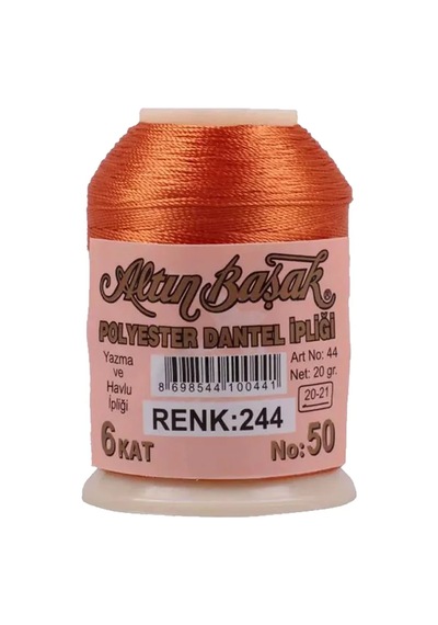 Tedar 3 Adet Altınbaşak Oya Ve Dantel İpi 20 Gr - Royaleks - No: 244 - 465 - 023 Najmaddin (No:1) 8.5Cm X 10.5 Cm