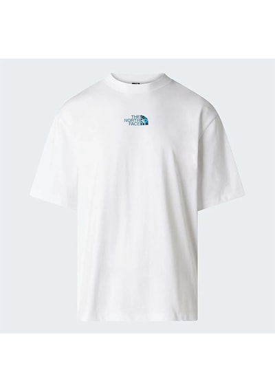 The North Face Liquid Logo Erkek Oversize T-shirt Nf0a8g9ufn41 Beyaz