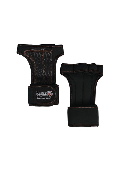 Dragondo W1753 Weightlifting Grip Ağırlık Eldiveni / Halter Eldiveni Siyah