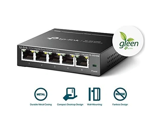 Tl-sg105e, 5-portlu Gigabit Easy Smart Switch