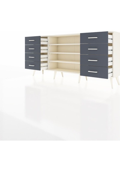 Arges Konsol 3 Raflı 8 Çekmeceli 176x30x83 Aytaşı-aytaşı/antrasit Aytaşı/antrasit Arges Konsol 3 Raflı 8 Çekmeceli 176x30x83 Aytaşı-aytaşı/antrasit Aytaşı/antrasit