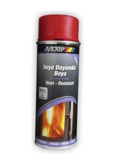 Isıya Dayanıklı Boya Kırmızı 300C 400Ml Motip