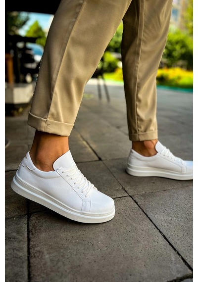 Chekich Ch979 - Santoni Crt Spor Erkek Ayakkabı Beyaz