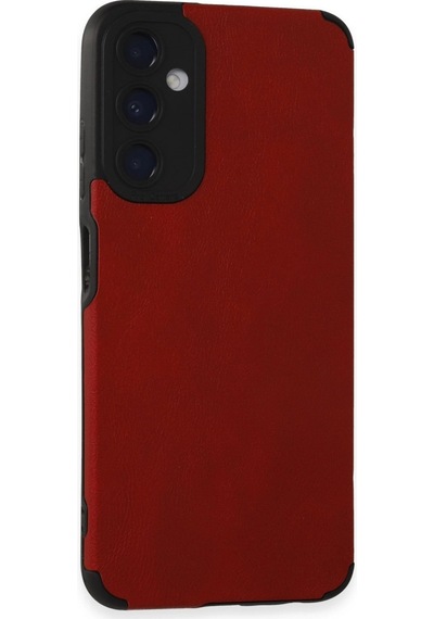 Samsung Uyumlu Galaxy A05s Kılıf Loop Deri Silikon Kırmızı