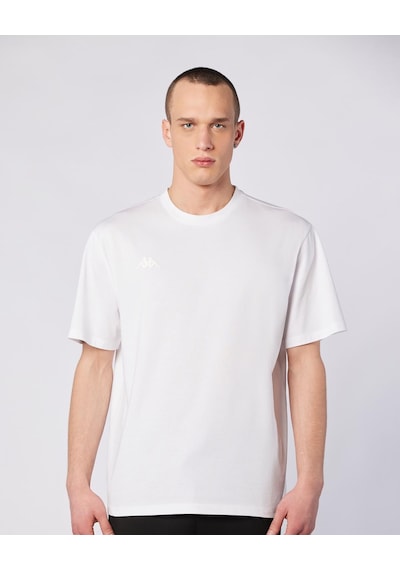 Kappa Logo Adam Erkek Beyaz Oversize Tişört