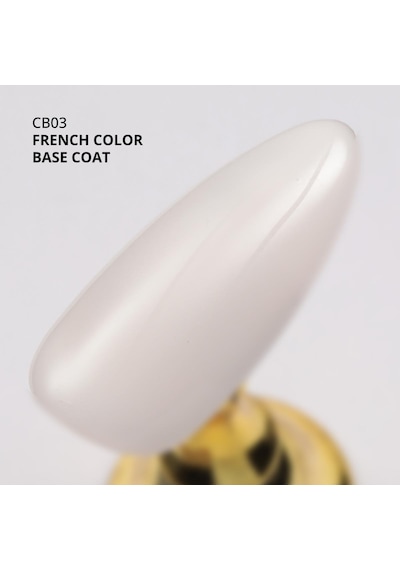Momo Professional Kalıcı Oje French Color Base Coat Cb03 Rakı Beyazı 10 Ml