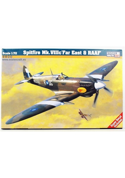Mistercraft D178 1/72 Spitfire Mk. Vıııc Far East & Raaf Savaş Uçağı Plastik Model Kiti-51249