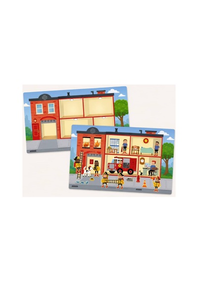 Melissa & Doug Yeniden Kullanılabilir Sticker Pad - Kasabam Serisi 200+ Çıkartma, 5 Sahne
