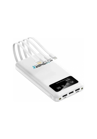 Enerx Enr-p20dc 20000 Mah 2.1 Amper Dahili Kablolu Powerbank Siyah 4915