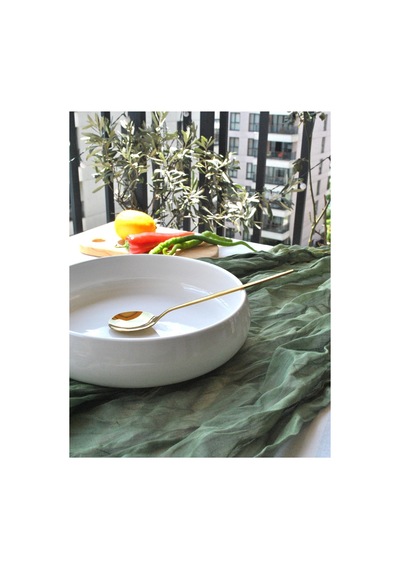 1 Adet Seramik Beyaz Salata Kasesi 24 Cm Bombeli Salata Tabağı 24x6 Cm