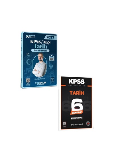 Yediiklim 2027 Kpss Meb-ags Tarih Atölye Soru Bankası Çözümlü+evp Akademi Kpss Tarih