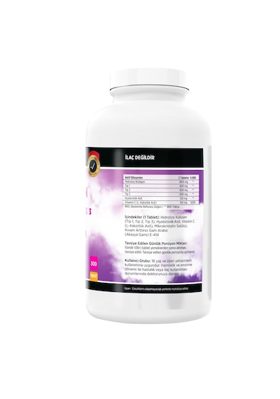 Collagen Tip 1-2-3 Hyaluronik Asit 300 Tablet Biotin 180 Tablet