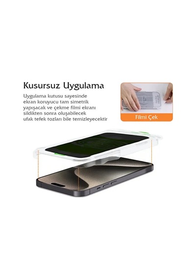 Samsung Uyumlu Galaxy S25 Ultra Kolay Uygulama Aparatlı Hayalet Cam Ekran Koruyucu