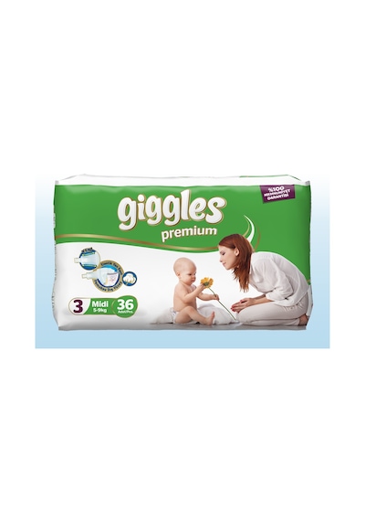 Giggles Bebek Bezi 3 Numara Midi 36 Adet
