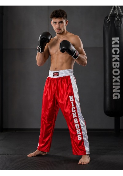 Voltrike Cyc Kick Boks Yazılı Pantolon Kırmızı Çok Renkli
