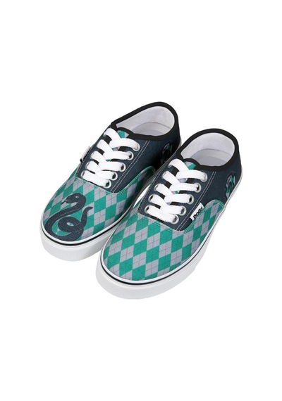 Kadın Vegan Çok Renkli Sneakers - Warner Bros Harry Potter House Of Slytherin Tasarım