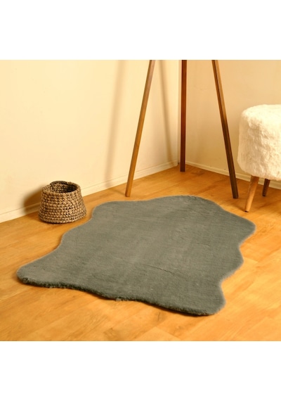 Re x  Tavşanı Kısa Tüylü Post Peluş Gri (499458147)