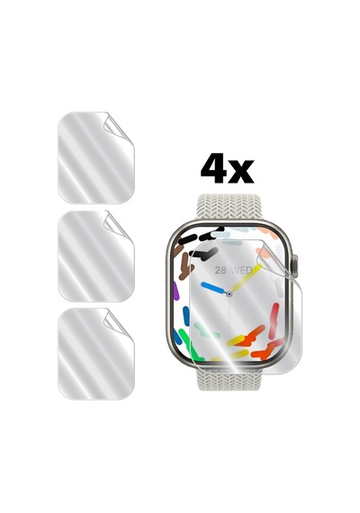 Watch 9 Hk 9 Pro Plus İle Uyumlu Ipg Hydrogel Ekran Koruyucu 4 Adet