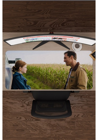 Interstellar Yıldızlararası Nolan V2 90x40 Xxl Gaming Kauçuk Kaymaz Taban Mouse Pad Fare Altlığı