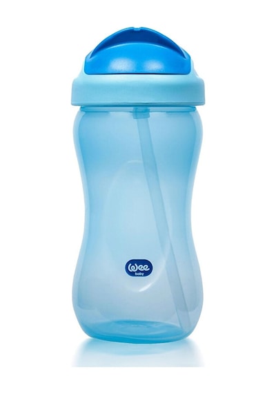 761 Wee Baby Pipetli Bardak Mavi 350ml 2 Adet Çok Renkli