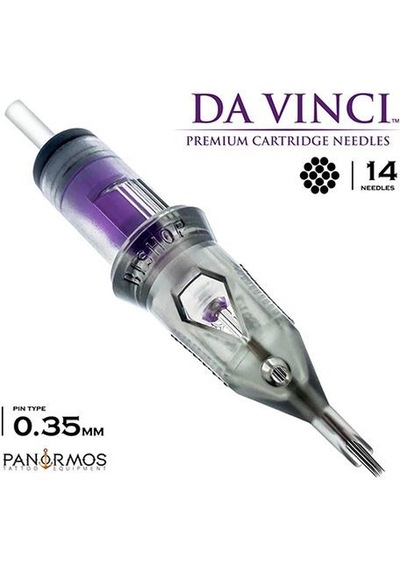 Bishop Davinci V2 1214 Rslt Round Shader Long Taper Kartuş Dövme İğnesi