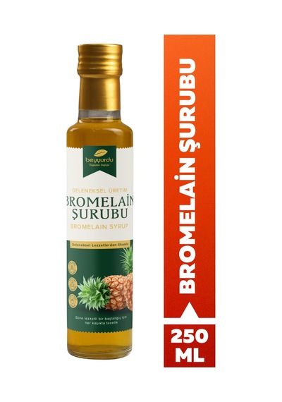 Bromelain Şurubu Beyyurdu Ananas Ekstreli Günlük Destek Şurubu 250 ML