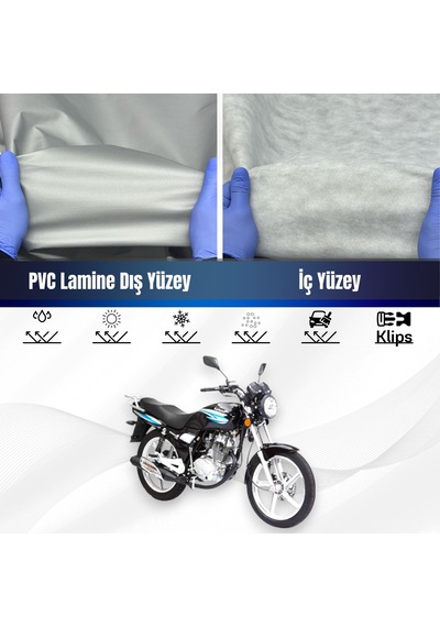 Kanuni Windys 150 Lx Su Geçirmez Motosiklet Brandası Motor Branda