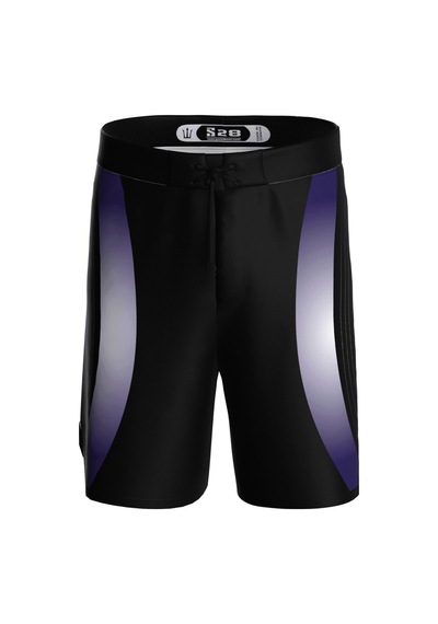 Pose I Down Purple Vision Boardshort Erkek Fizik Ve Deniz Şortu Siyah