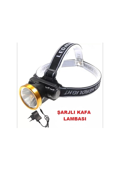 Bl-0509 2000 Lümen 10watt Süper Parlak Cob Led Şarjlı Kafa Feneri