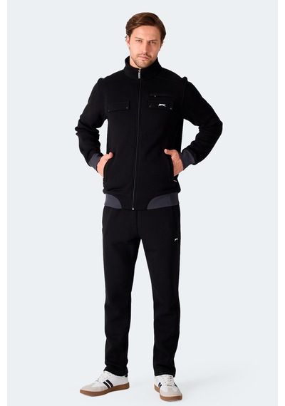 Slazenger Flıcker Erkek Siyah Eşofman Takımı Siyah