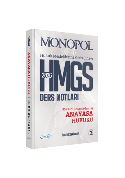 Hmgs Anayasa Hukuku Ders Notları 3. Baskı Monopol Yayınları