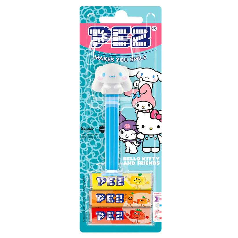 Pez Dispenser Hello Kitty Cinnamoroll Meyve Aromalı Şekerleme Makinesi Ve Şekerleme Yedekleri