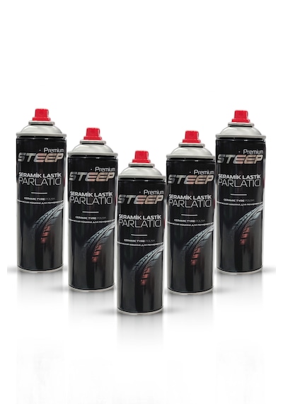Steep Seramik Lastik & Tampon Parlatıcı Sprey 5 Adet 500ml