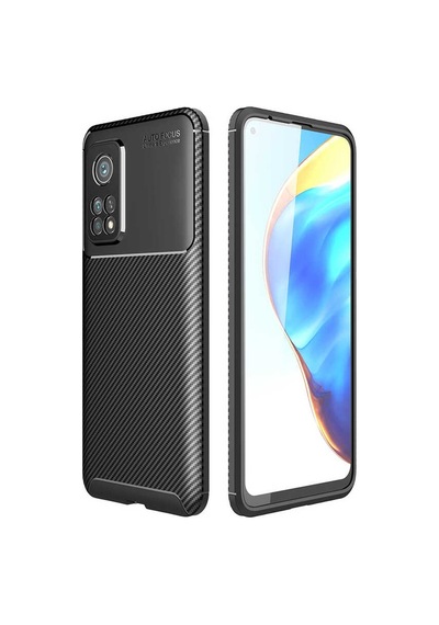 Xiaomi Mi 10t 5g Kılıf Kamera Çıkıntılı Karbon Fiber Dokulu Renk Atmaz Kapak Negro
