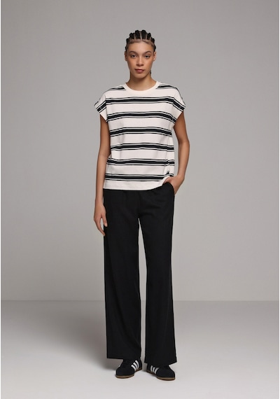 Colin's Colins Regular Fit Yüksel Bel Geniş Paça Kadın Siyah Pantolon Cl1079432 Q1.v2 Blk Siyah