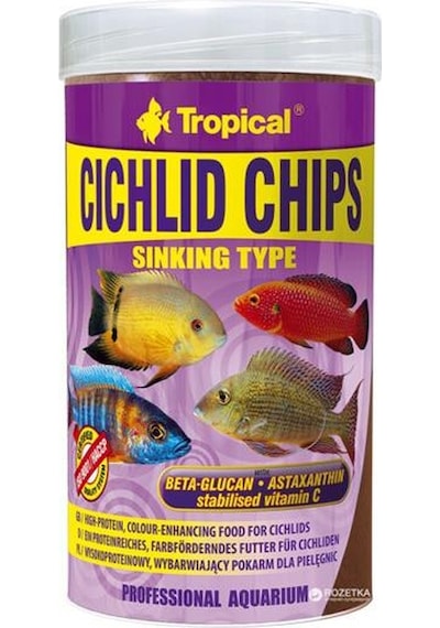 Tropical Cichlid Chips 250ml 130gr