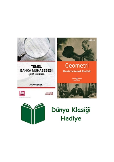 Temel Banka Muhasebesi + Geometri + Dünya Klasiği Hediye