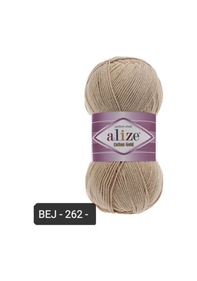 Cotton Gold Amigurumi Ipi 100 Gr El Örgü Ipi Renk Kodu-bej-262- Punch Ipi Pamuk+akrilik