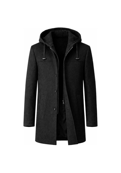 Classics Men Claassics Men Erkek Regular Fit Kaşe Kaban Ceket - 7530 Siyah