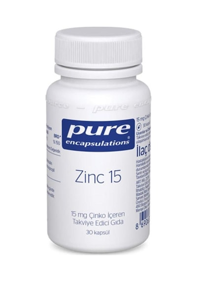 Pure Zinc 15 Mg Çinko 30 Kapsül